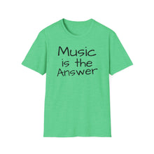 Load image into Gallery viewer, T-Shirt, Music is the Answer - Multi Colors
