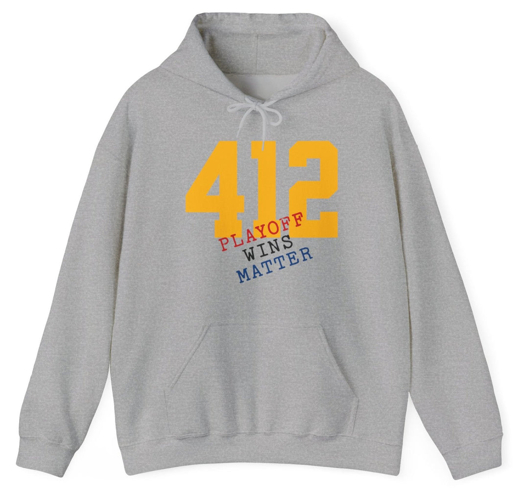 Hoodie, Playoff Wins Matter - Multi Colors