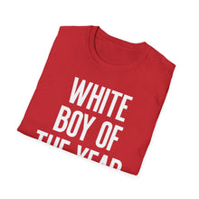 Load image into Gallery viewer, SS T-Shirt, White Boy of the Year - Multi Colors
