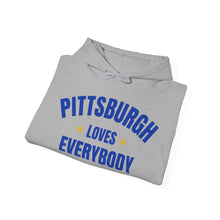 Load image into Gallery viewer, Hoodie, Pittsburgh Loves Everybody - Multi Colors
