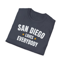 Load image into Gallery viewer, SS T-Shirt, CA San Diego White - Multi Colors
