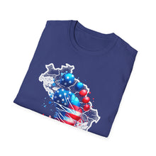 Load image into Gallery viewer, SS T-Shirt, American Patriot Footprint - Multi Colors
