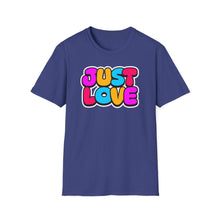 Load image into Gallery viewer, SS T-Shirt, Just Love - Multi Colors
