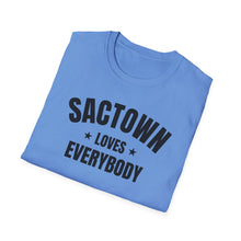Load image into Gallery viewer, SS T-Shirt, CA Sactown Black - Multi Colors
