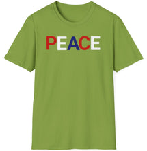 Load image into Gallery viewer, SS T-Shirt, PEACE USA - Multi Colors
