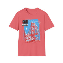 Load image into Gallery viewer, SS T-Shirt, San Francisco Art - Multi Colors
