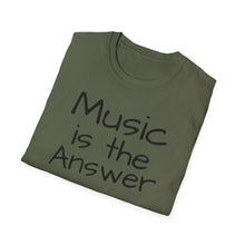 Load image into Gallery viewer, T-Shirt, Music is the Answer - Multi Colors
