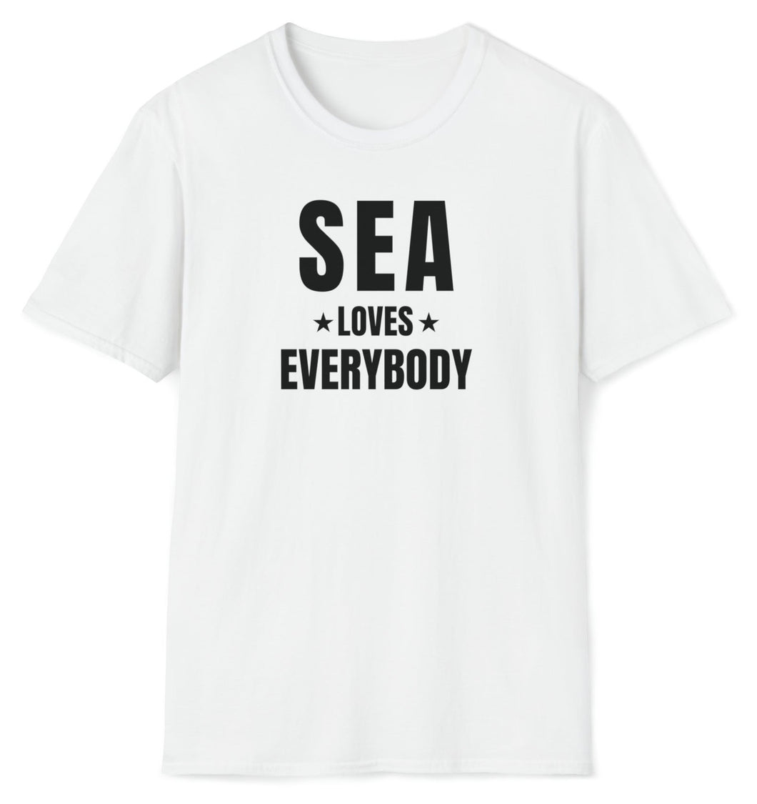 SS T-Shirt, WA SEA - White Black