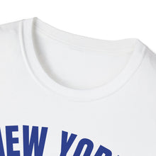 Load image into Gallery viewer, SS T-Shirt, NY New York - White &amp; Blue
