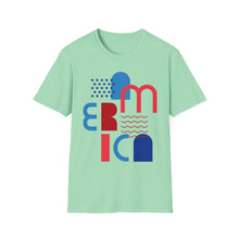 Load image into Gallery viewer, SS T-Shirt, America Abstract - Multi Colors
