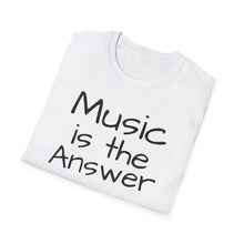 Load image into Gallery viewer, T-Shirt, Music is the Answer - Multi Colors
