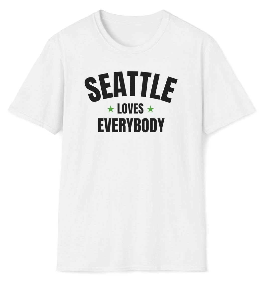 SS T-Shirt, WA Seattle - White