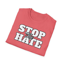Load image into Gallery viewer, SS T-Shirt, Stop the Hate - Multi Colors
