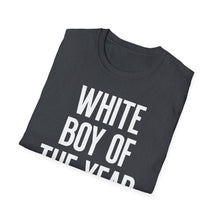 Load image into Gallery viewer, SS T-Shirt, White Boy of the Year - Multi Colors
