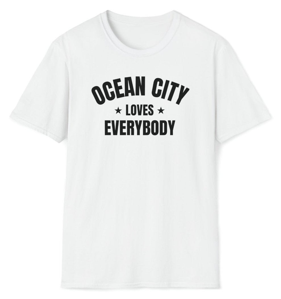SS T-Shirt, DE Ocean City - White
