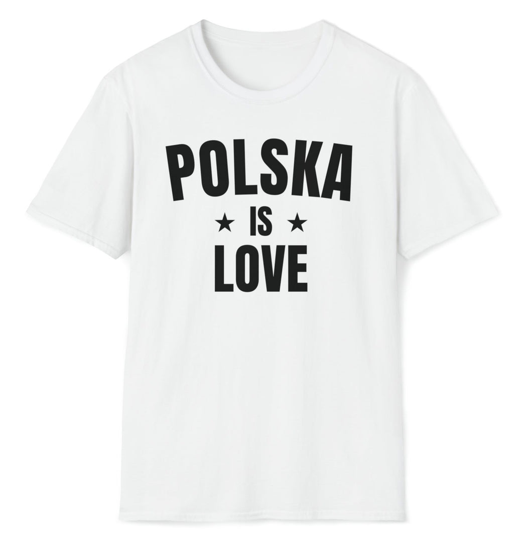 SS T-Shirt, PO Polska - White Retro