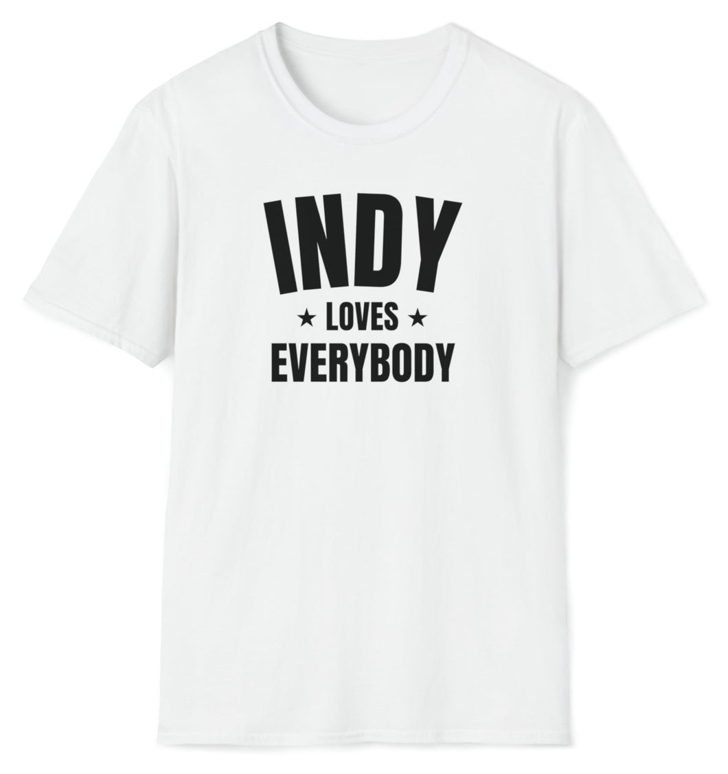 SS T-Shirt, IN Indy Caps - Black