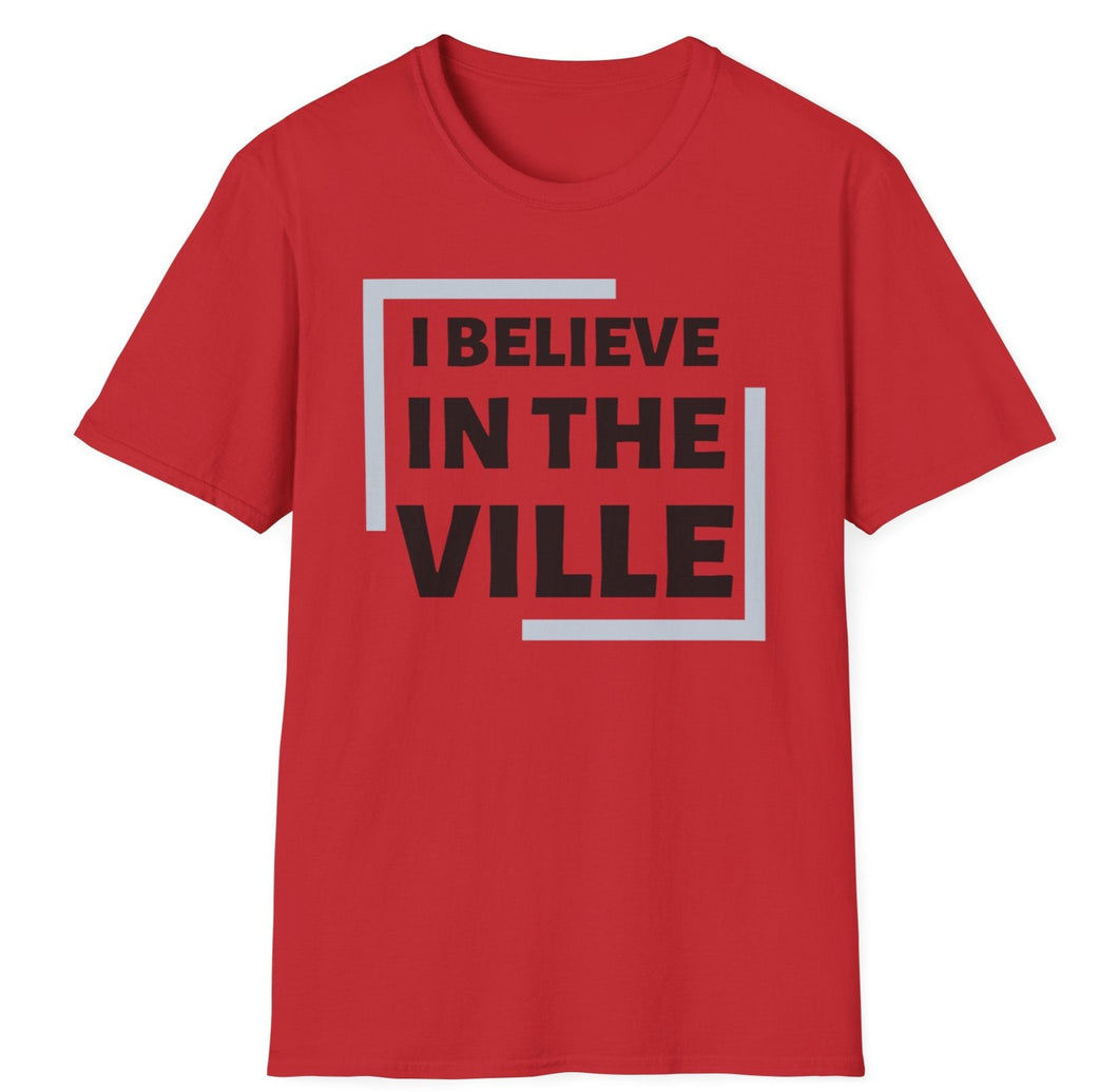SS T-Shirt, Believe in the Ville - Black