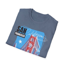 Load image into Gallery viewer, SS T-Shirt, San Francisco Art - Multi Colors

