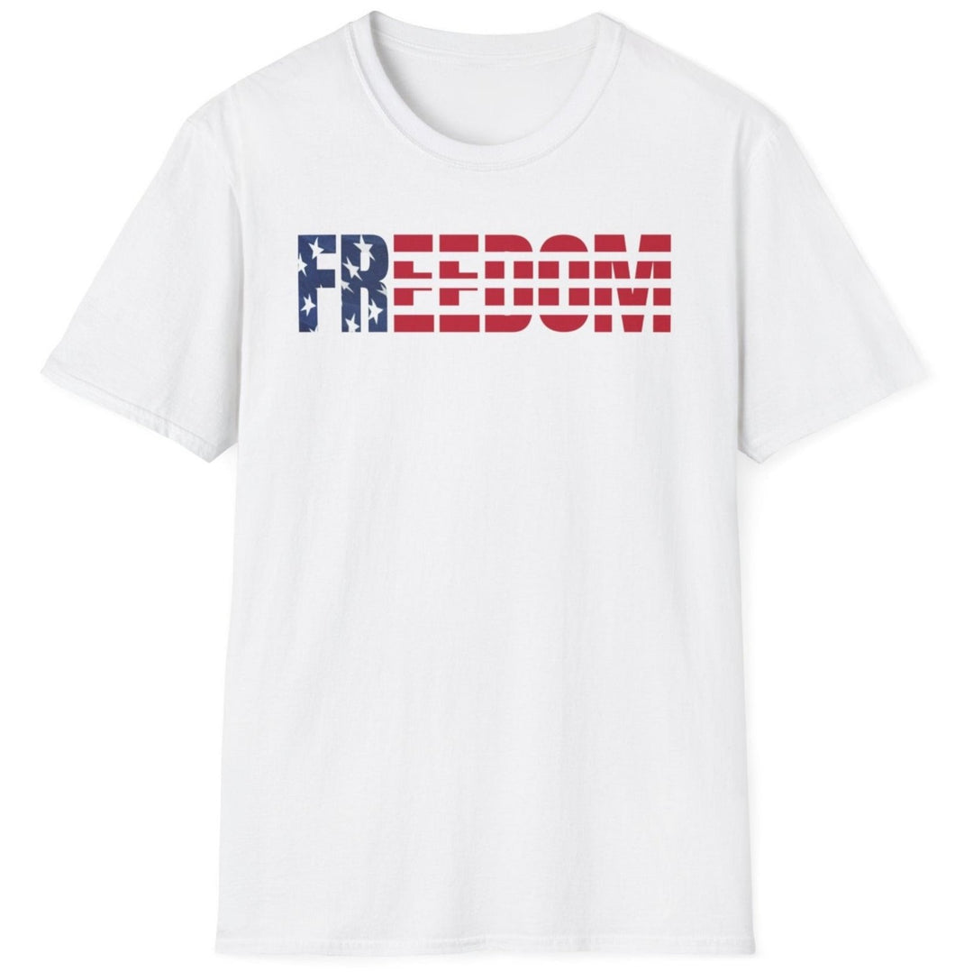 SS T-Shirt, Freedom Backdrop - Multi Colors