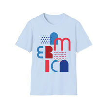 Load image into Gallery viewer, SS T-Shirt, America Abstract - Multi Colors

