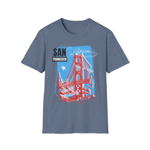 Load image into Gallery viewer, SS T-Shirt, San Francisco Art - Multi Colors

