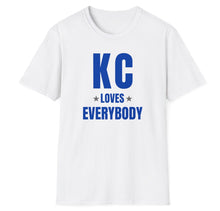 Load image into Gallery viewer, SS T-Shirt, MO KC - White &amp; Blue
