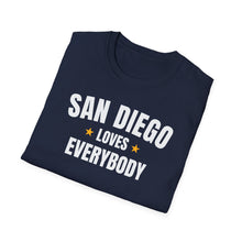 Load image into Gallery viewer, SS T-Shirt, CA San Diego White - Multi Colors
