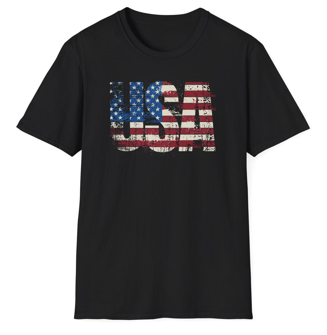 SS T-Shirt, USA Street Art - Black