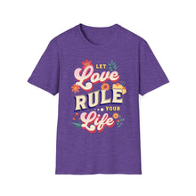 Load image into Gallery viewer, SS T-Shirt, Love Rules - Multi Colors
