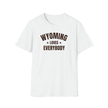 Load image into Gallery viewer, SS T-Shirt, WY Wyoming - Brown
