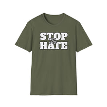 Load image into Gallery viewer, SS T-Shirt, Stop the Hate - Multi Colors
