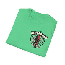 Load image into Gallery viewer, SS T-Shirt, Retro Memphis Mic on the Chest - Multi Colors

