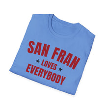 Load image into Gallery viewer, SS T-Shirt, CA San Fran - Scarlet Multi Colors
