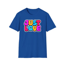 Load image into Gallery viewer, SS T-Shirt, Just Love - Multi Colors
