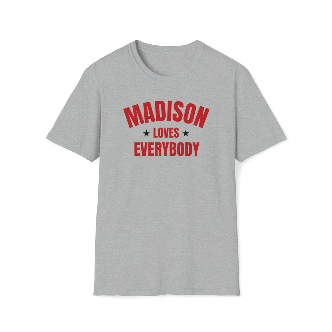 SS T-Shirt, WI Madison - Grey