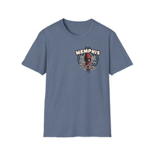 Load image into Gallery viewer, SS T-Shirt, Retro Memphis Mic on the Chest - Multi Colors
