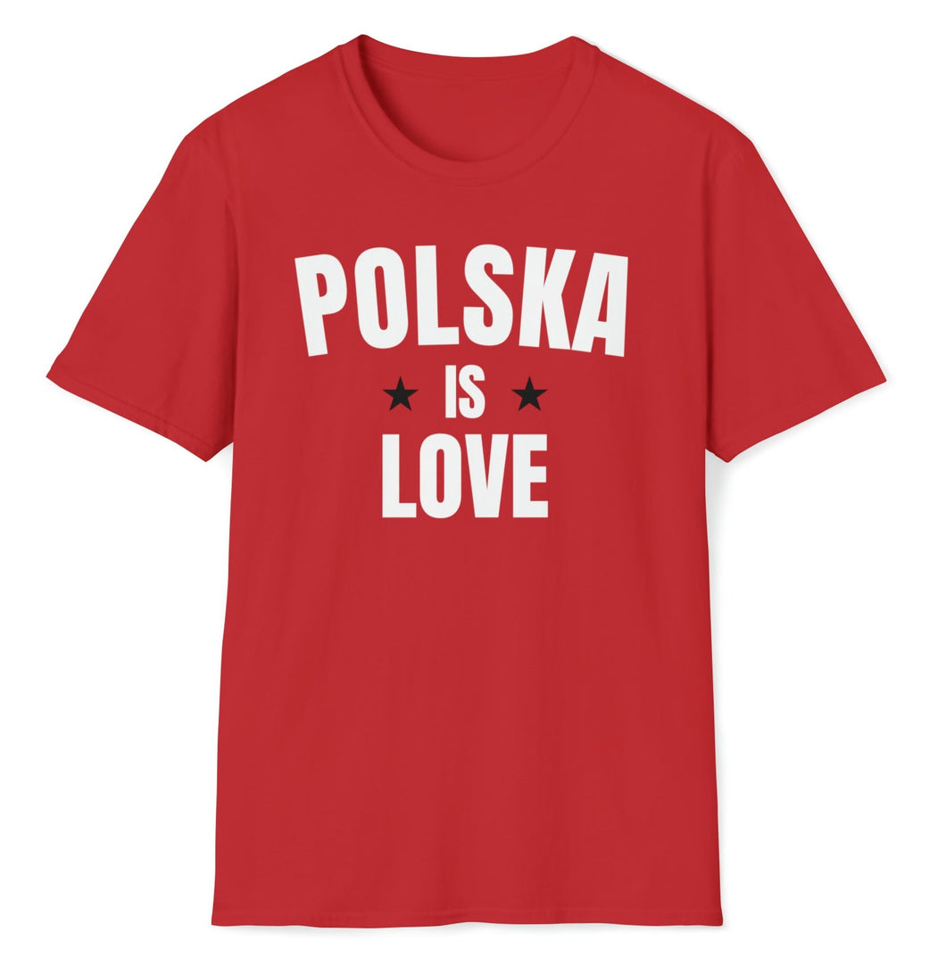 SS T-Shirt, PO Polska - Black Stars