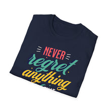 Load image into Gallery viewer, SS T-Shirt, Never Regret - Multi Colors
