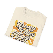 Load image into Gallery viewer, SS T-Shirt, Groovy Happy Vibes - Multi Colors
