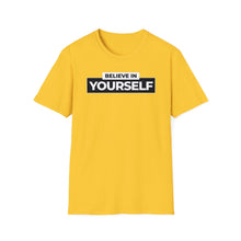 Load image into Gallery viewer, SS T-Shirt, Believe in Yourself - Multi Colors
