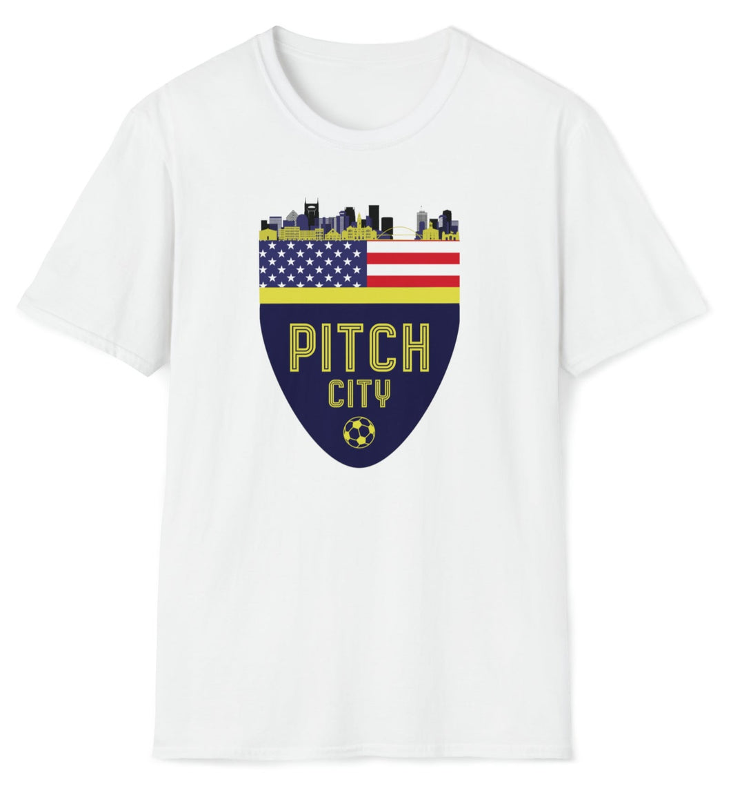 SS T-Shirt, Pitch City Crest | Clarksville Originals