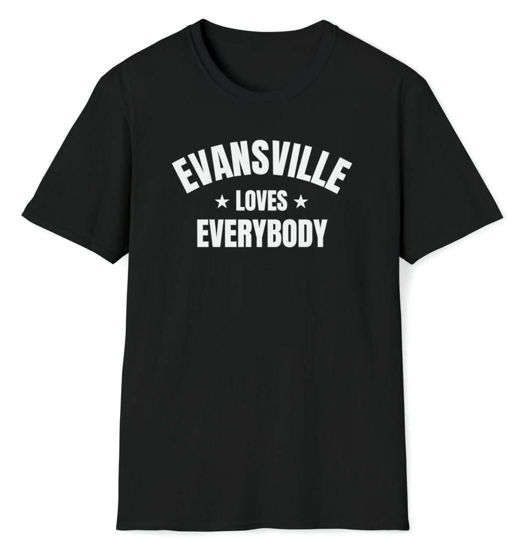SS T-Shirt, IN Evansville - Black
