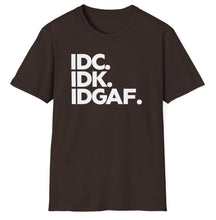Load image into Gallery viewer, SS T-Shirt, IDC (I Don&#39;t Care) - Multi Colors
