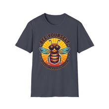 Load image into Gallery viewer, SS T-Shirt, Bee Yourself - Multi Colors
