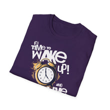 Load image into Gallery viewer, SS T-Shirt, It&#39;s Time to Wake Up - Multi Colors
