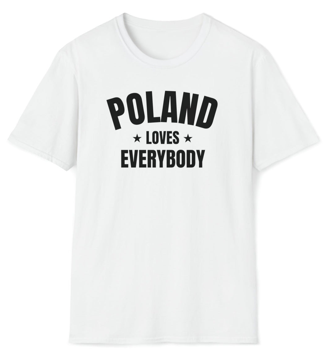SS T-Shirt, PO Poland - White