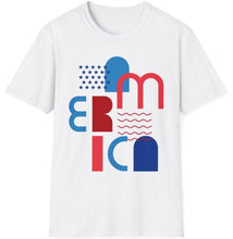 Load image into Gallery viewer, SS T-Shirt, America Abstract - Multi Colors
