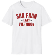 Load image into Gallery viewer, SS T-Shirt, CA San Fran - Scarlet Multi Colors
