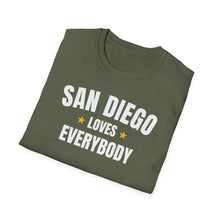 Load image into Gallery viewer, SS T-Shirt, CA San Diego White - Multi Colors
